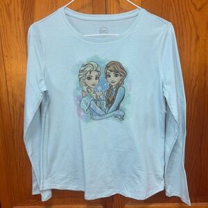 Frozen Kids Long Sleeve Shirt - Light Blue